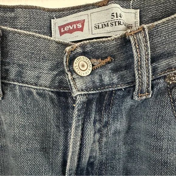 Levi's 514 Slim-fit Men's Classic Indigo Straight Jeans.           Size 29/29 - Picture 2 of 3